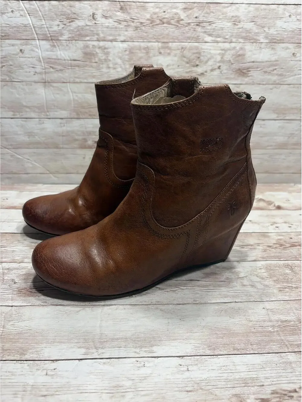 Frye Carson Wedge Bootie